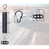 20" Dual Tender Spring Kit with 3-in-1 Air Lines Holder